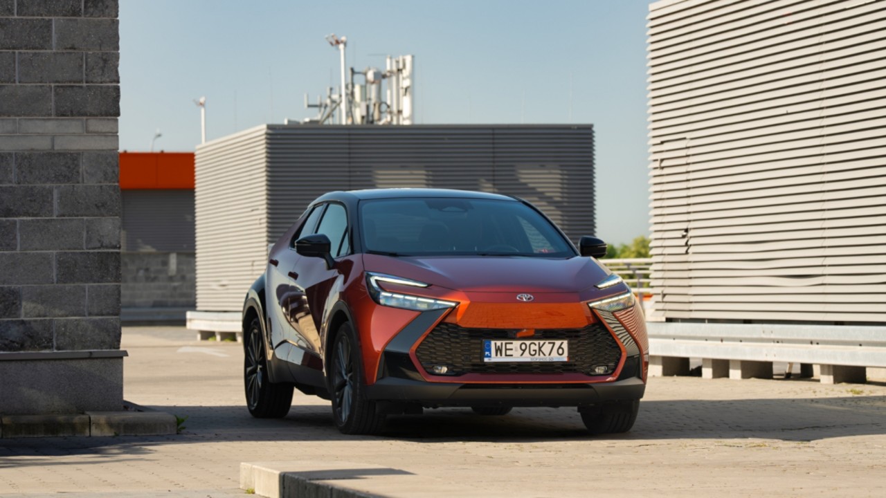 Toyota C-HR podczas podróży